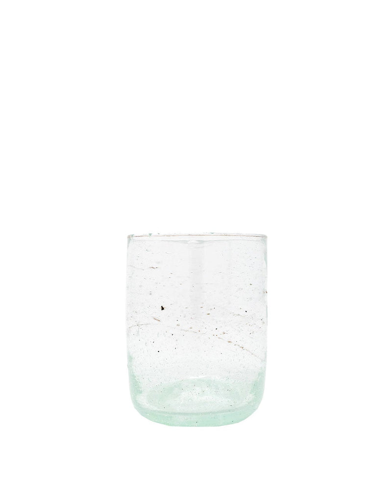 Bubbled Short Glass - Clear