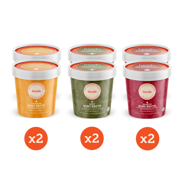The brodo sampler 6-pack respin wellness marketplace