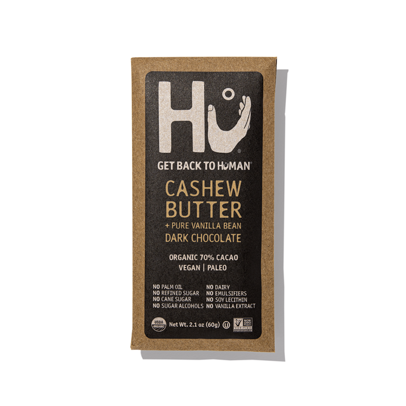 Hu kitchen cashew butter chocolate bar respin by halle berry 