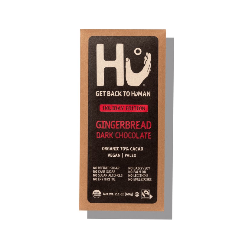 Hu ktichen gingerbread dark chocolate bar respin wellness marketplace
